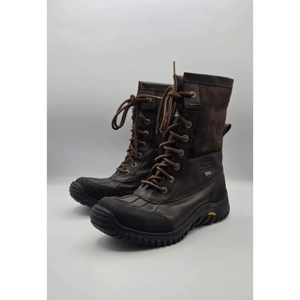 UGG Adirondack II Womens Boots Size 9 Brown Waterproof Leather Vibram 5446